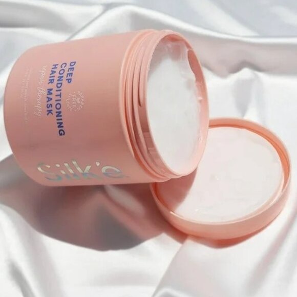 SILK'E DEEP CONDITIONING HAIR MASK-REAPIR THERAPY- 17.9 fl oz/ 530 ml-NEW-SEALED - Picture 2 of 2